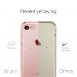 Spigen Ultra Hybrid Case - хибриден кейс с висока степен на защита за iPhone 8, iPhone 7 (роз.злато-прозрачен) 5