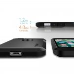 Spigen Tough Armor Case - хибриден кейс с най-висока степен на защита за iPhone 8, iPhone 7 (черен) 8