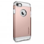 Spigen Tough Armor Case - хибриден кейс с най-висока степен на защита за iPhone 8, iPhone 7 (розово злато) 2