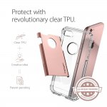 Spigen Tough Armor Case - хибриден кейс с най-висока степен на защита за iPhone 8, iPhone 7 (розово злато) 5