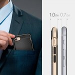 Spigen Neo Hybrid Case - хибриден кейс с висока степен на защита за iPhone 8, iPhone 7 (черен-златист) 7