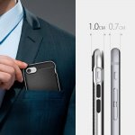 Spigen Neo Hybrid Case - хибриден кейс с висока степен на защита за iPhone 8, iPhone 7 (черен-сребрист) 11