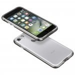Spigen Neo Hybrid Case Crystal - хибриден кейс с висока степен на защита за iPhone 8, iPhone 7 (прозрачен-сив) 16