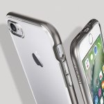 Spigen Neo Hybrid Case Crystal - хибриден кейс с висока степен на защита за iPhone 8, iPhone 7 (прозрачен-сив) 13