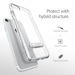 Spigen Ultra Hybrid Case S - хибриден кейс с висока степен на защита и поставка за iPhone 8, iPhone 7 (прозрачен) 4
