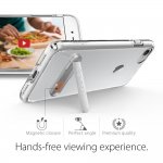 Spigen Ultra Hybrid Case S - хибриден кейс с висока степен на защита и поставка за iPhone 8, iPhone 7 (прозрачен) 1