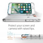 Spigen Crystal Shell Case - хибриден кейс с висока степен на защита за iPhone 8, iPhone 7 (прозрачен) 2