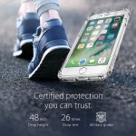 Spigen Crystal Shell Case - хибриден кейс с висока степен на защита за iPhone 8, iPhone 7 (прозрачен) 15