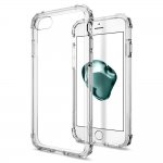 Spigen Crystal Shell Case - хибриден кейс с висока степен на защита за iPhone 8, iPhone 7 (прозрачен) 1