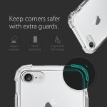 Spigen Crystal Shell Case - хибриден кейс с висока степен на защита за iPhone 8, iPhone 7 (прозрачен) 12
