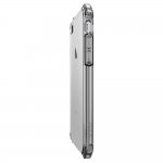 Spigen Crystal Shell Case - хибриден кейс с висока степен на защита за iPhone 8, iPhone 7 (прозрачен-сив) 12