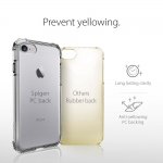 Spigen Crystal Shell Case - хибриден кейс с висока степен на защита за iPhone 8, iPhone 7 (прозрачен-сив) 6