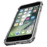 Spigen Crystal Shell Case - хибриден кейс с висока степен на защита за iPhone 8, iPhone 7 (прозрачен-сив) 11