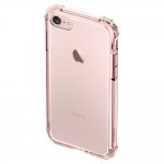 Spigen Crystal Shell Case - хибриден кейс с висока степен на защита за iPhone 8, iPhone 7 (прозрачен-розово злато) 7