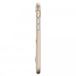 Spigen Crystal Hybrid Case - хибриден кейс с висока степен на защита и поставка за iPhone 8, iPhone 7 (прозрачен-златист) 14