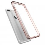 Spigen Ultra Hybrid Case - хибриден кейс с висока степен на защита за iPhone 8 Plus, iPhone 7 Plus (роз.злато-прозрачен) 11
