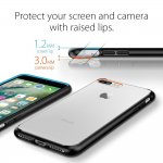 Spigen Ultra Hybrid Case - хибриден кейс с висока степен на защита за iPhone 8 Plus, iPhone 7 Plus (черен-прозрачен) 3