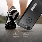 Spigen Tough Armor Case - хибриден кейс с най-висока степен на защита за iPhone 8 Plus, iPhone 7 Plus (черен) 13