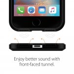 Spigen Tough Armor Case - хибриден кейс с най-висока степен на защита за iPhone 8 Plus, iPhone 7 Plus (черен) 4