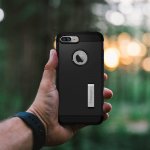 Spigen Tough Armor Case - хибриден кейс с най-висока степен на защита за iPhone 8 Plus, iPhone 7 Plus (черен) 12