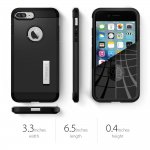 Spigen Tough Armor Case - хибриден кейс с най-висока степен на защита за iPhone 8 Plus, iPhone 7 Plus (черен) 6