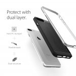 Spigen Neo Hybrid Case - хибриден кейс с висока степен на защита за iPhone 8 Plus, iPhone 7 Plus (черен-сребрист) 5