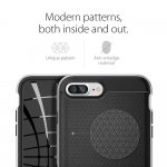 Spigen Neo Hybrid Case - хибриден кейс с висока степен на защита за iPhone 8 Plus, iPhone 7 Plus (черен-сребрист) 2