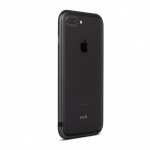 Moshi Luxe Bumper Case - метален бъмпер и покритие за задната част за iPhone 8 Plus, iPhone 7 Plus (тъмносив) 1