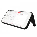 Macally KStand Case - хибриден удароустойчив кейс със слот за кр. карта и поставка за iPhone 8 Plus, iPhone 7 Plus (син) 4