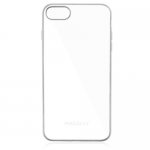Macally Luxr Soft Case - силиконов (TPU) калъф за iPhone 8, iPhone 7 (прозрачен-сребрист) 1