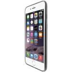 Macally Luxr Soft Case - силиконов (TPU) калъф за iPhone 8, iPhone 7 (прозрачен-черен) 2