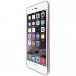 Macally Luxr Soft Case - силиконов (TPU) калъф за iPhone 8, iPhone 7 (прозрачен-розово злато) 3