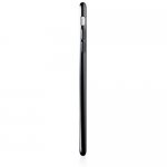 Macally Luxr Soft Case - силиконов (TPU) калъф за iPhone 8 Plus, iPhone 7 Plus (прозрачен-черен) 5