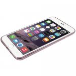 Macally Luxr Soft Case - силиконов (TPU) калъф за iPhone 8 Plus, iPhone 7 Plus (прозрачен-розово злато) 4