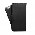 JT Berlin WalletCase Style 3in1 - кожен калъф (естествена кожа), тип портфейл с отделящ се кейс за iPhone 8, iPhone 7 (черен) 4