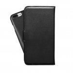 JT Berlin WalletCase Style 3in1 - кожен калъф (естествена кожа), тип портфейл с отделящ се кейс за iPhone 8 Plus, iPhone 7 Plus (черен) 2