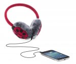 KitSound On-Ear Ladybird 2 Audio Earmuffs - ушанки с вградени слушалки с 3.5 мм аудио жак и микрофон за мобилни устройства 2