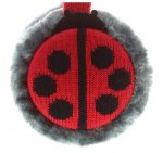 KitSound On-Ear Ladybird 2 Audio Earmuffs - ушанки с вградени слушалки с 3.5 мм аудио жак и микрофон за мобилни устройства 1