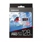 Samsung MicroSDXC Pro Plus 128GB UHS-1 U3 (клас 10) 4K UHD Videos - MicroSDXC памет със SD адаптер за Samsung устройства (подходяща за GoPro) 4