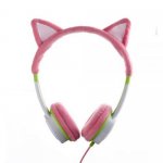 iFrogz Little Rockers Costume Kids On-Ear Headphones - слушалки подходящи за деца за мобилни устройства (розов-зелен) 1