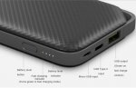 Huawei Power Bank AP08 10000 mAh - външна батерия с USB-C и MircoUSB входове и USB изход за смартфони и таблети (черен) 2