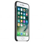 iPhone Silicone Case - тънък термополиуретанов силиконов кейс за iPhone 8, iPhone 7 (черен) 1