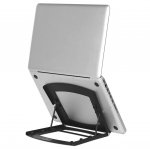Allsop TriTilt Adjustable Laptop and Tablet Stand - метална поставка с различни ъгли на виждане за лаптопи и таблети (черен) 5
