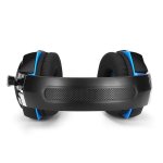 TeckNet GH928 7.1 Channel Surround Sound Gaming Headset - геймърски слушалки с микрофон и управление на звука (черен-син) 2