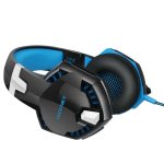 TeckNet GH928 7.1 Channel Surround Sound Gaming Headset - геймърски слушалки с микрофон и управление на звука (черен-син) 6