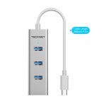 TeckNet TA400 Type-C Aluminum 4-Port USB 3.0 Hub - алуминиев USB-C  хъб с 4xUSB изхода 5