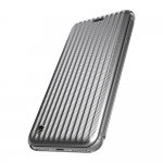 STILMIND Jet Set Flip Case - хибриден флип кейс със слот за кр. карта за iPhone 8, iPhone 7 (сребрист) 4