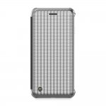 STILMIND Jet Set Flip Case - хибриден флип кейс със слот за кр. карта за iPhone 8, iPhone 7 (сребрист) 2