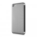 STILMIND Jet Set Flip Case - хибриден флип кейс със слот за кр. карта за iPhone 8, iPhone 7 (сребрист) 5