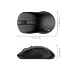 TeckNet M001 Black 2.4G Mini Wireless Mouse - ергономична безжична мишка (за Mac и PC) (черна) 4
